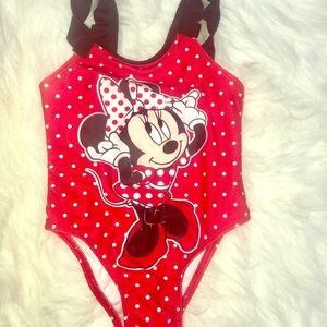 💜3for$17💜 Minnie Mouse one piece toddler 2t swim